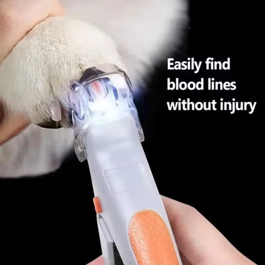 Professional Pet Nail Clipper Scissors With LED Light Cat Dog Nail Clipper Tool Scissors Nail Toeclaw Cutter Scissors Pet Supply